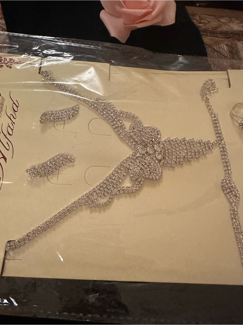 Rhinestone Bridal Jewelry Set - Silver Sparkle - Picture 10 of 10